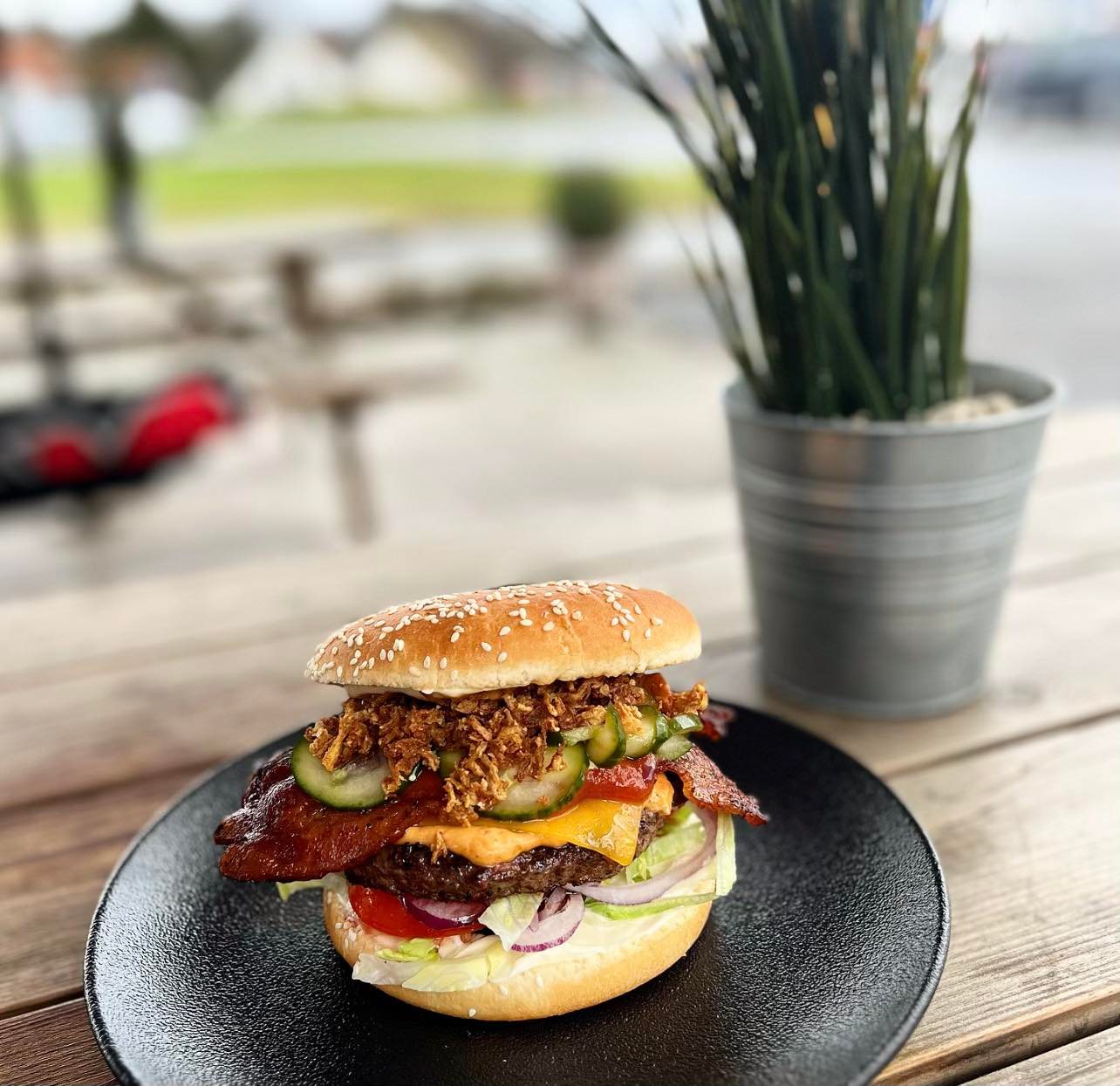 Retro burger